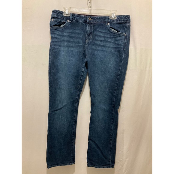 Levi's Denim - Levis Jeans Slim Straight Medium Wash Plus Size 18 1/2 Blue Denim Pants 1265-830